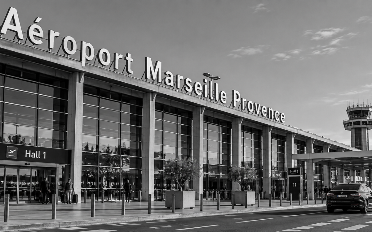 Aéroport Marseille-Provence pour un transfert VTC depuis Sanary-sur-Mer