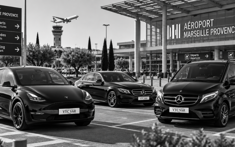 Transferts VTC entre le Palais des Congrès Neptune à Toulon et les aéroports