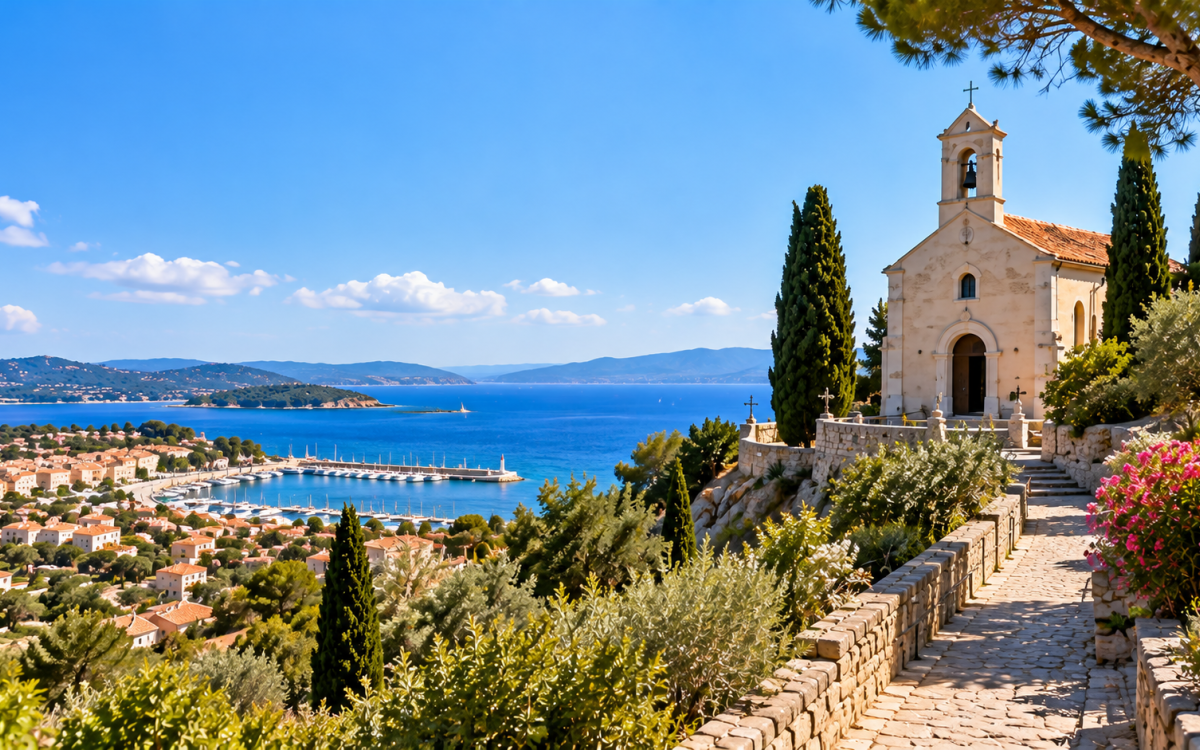 Chapelle Notre-Dame-de-Pitié sur les hauteurs de Sanary-sur-Mer