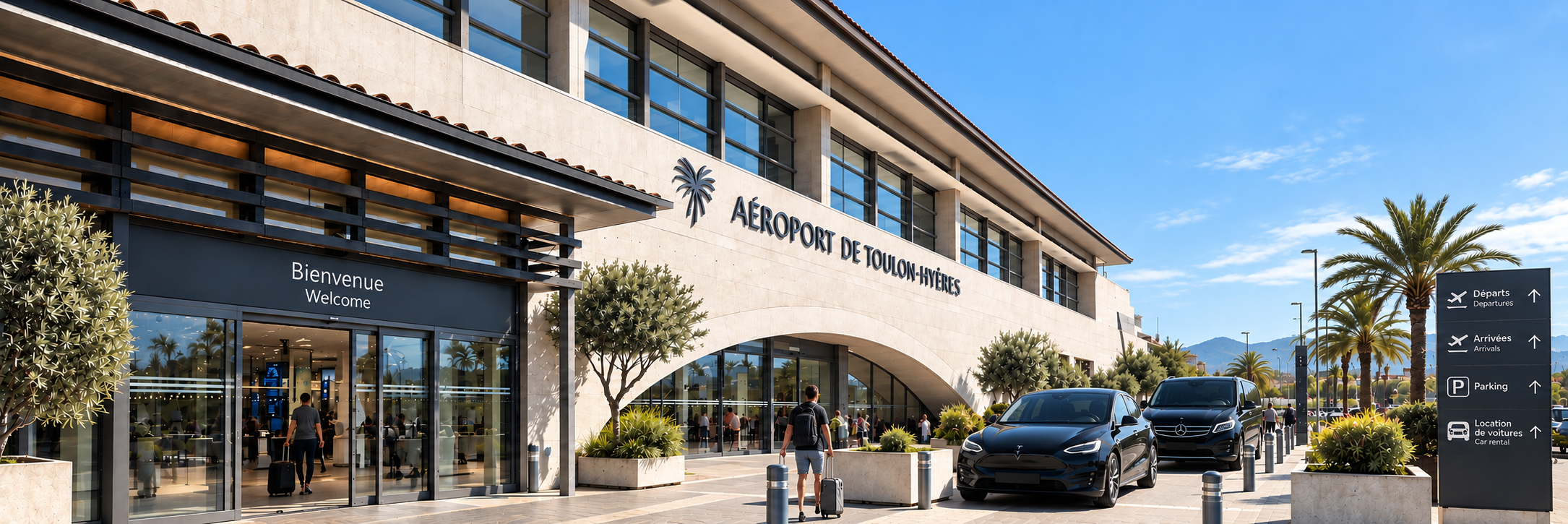 Taxi Toulon Aéroport Toulon-Hyères et transfert VTC
