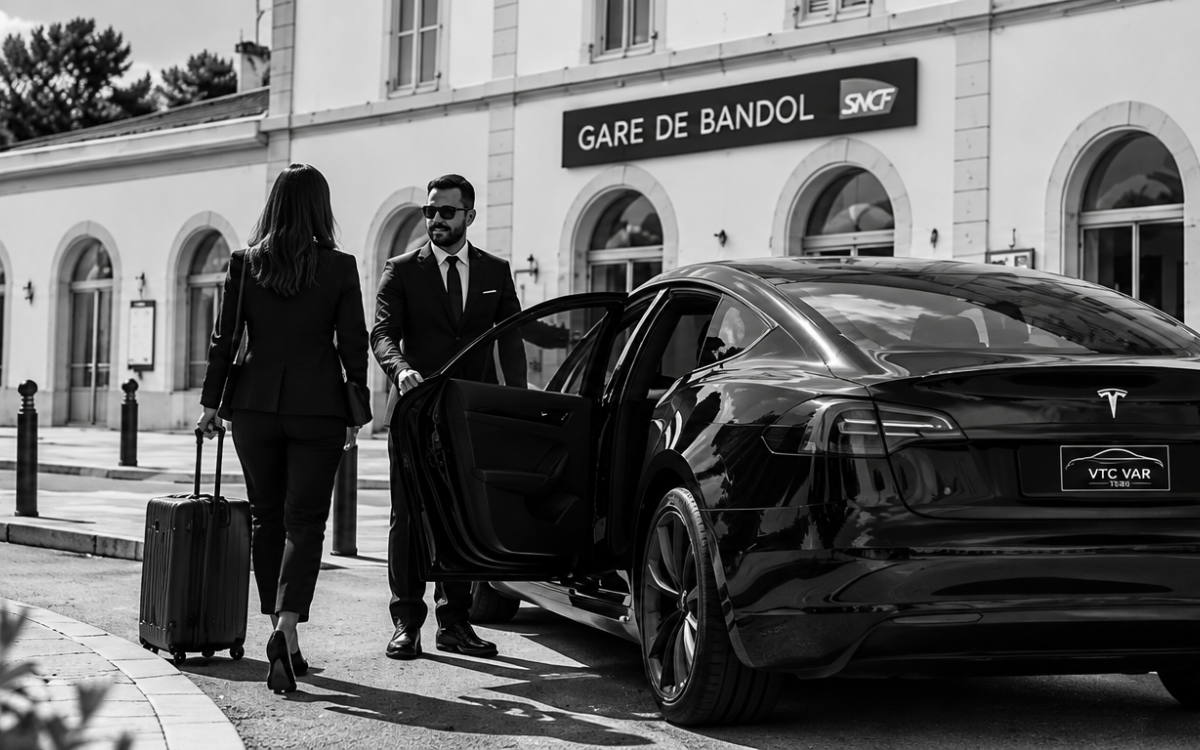 Transfert en VTC à la Gare de Bandol