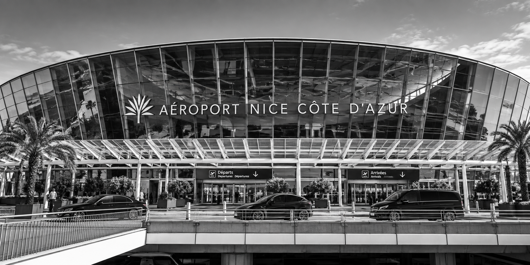 Berline et van avec chauffeur à l’Aéroport Nice Côte d’Azur