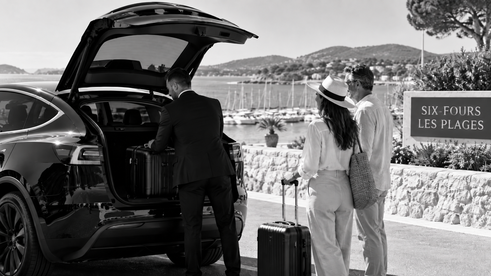 Venir à Six-Fours-les-Plages en train avec un chauffeur privé