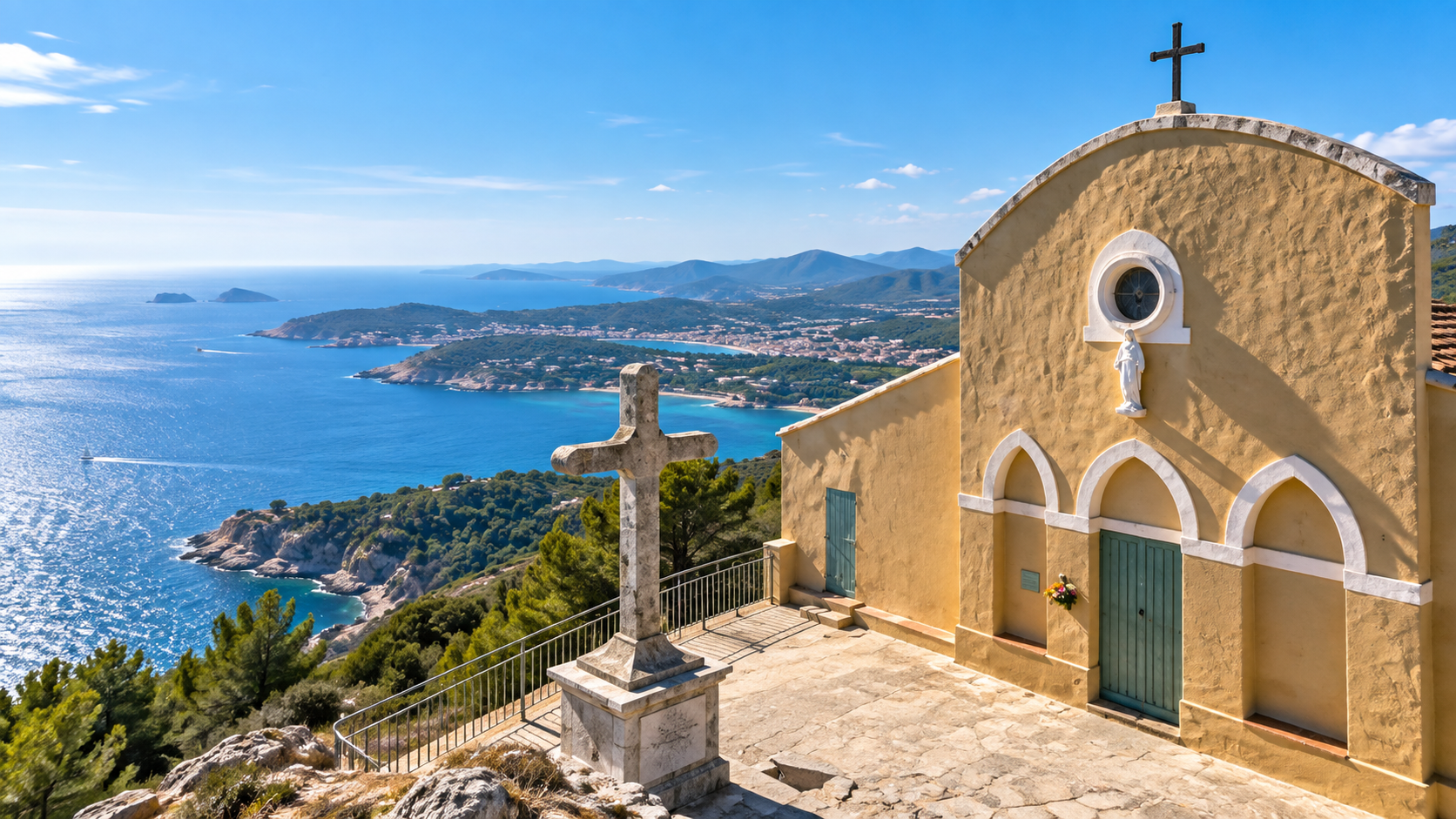 Panorama depuis Notre-Dame du Mai à Six-Fours-les-Plages