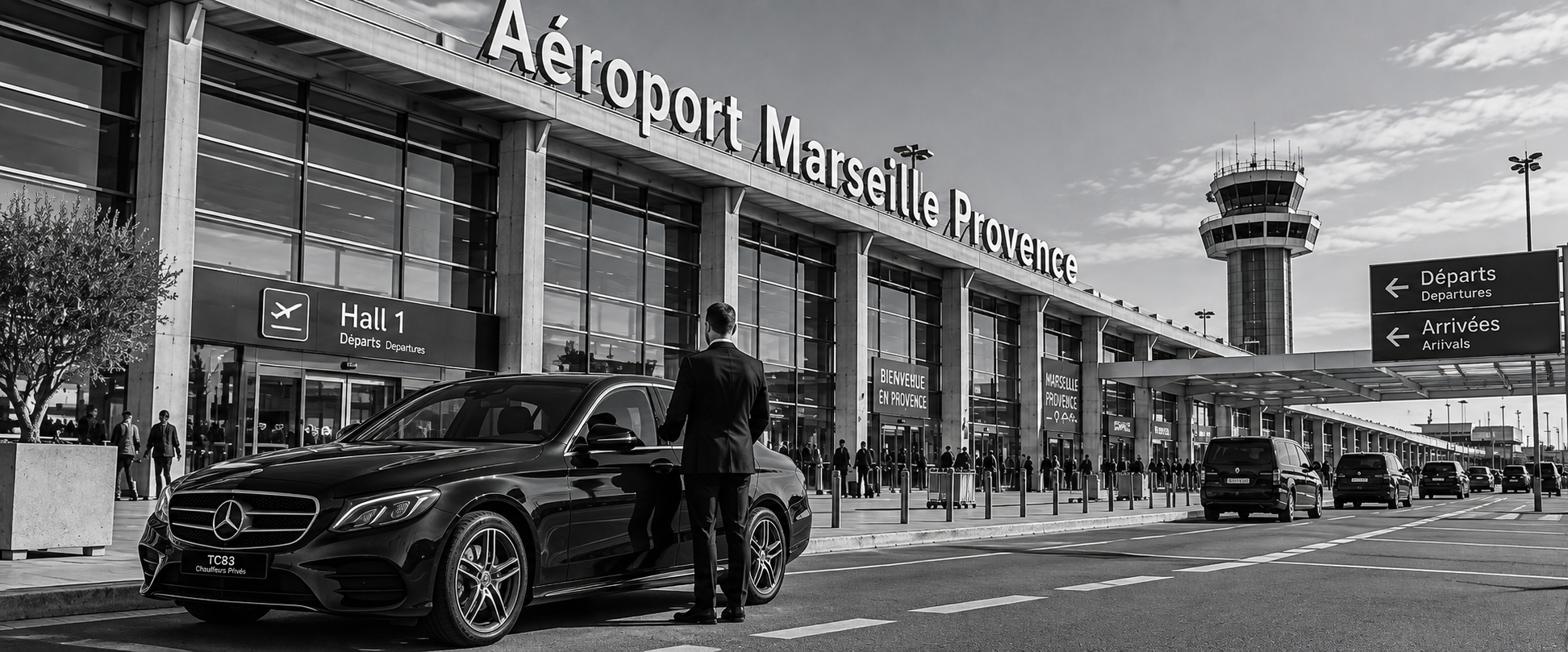Aéroport Marseille-Provence – transfert avec chauffeur privé vers Bandol