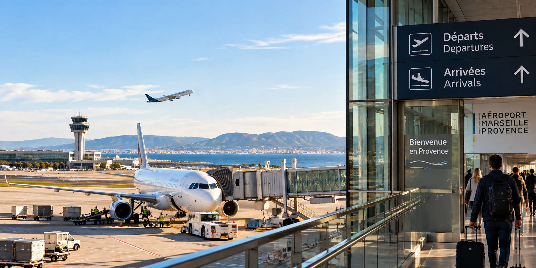 Venir à Bandol en avion depuis un aéroport de la région