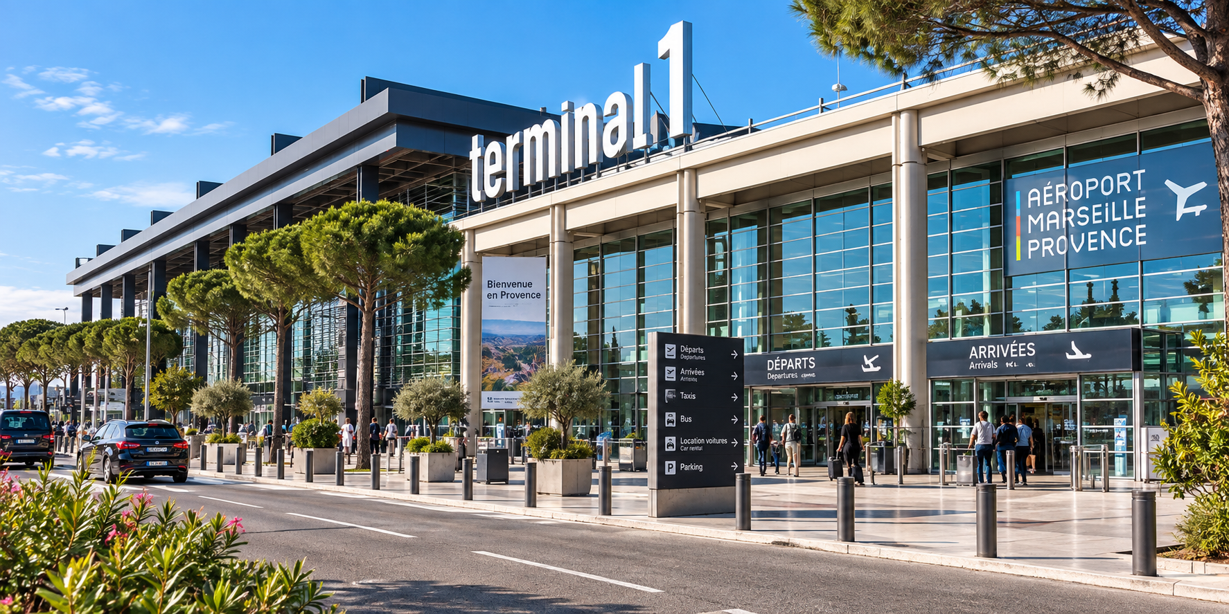 Aéroport Marseille-Provence pour rejoindre Bandol
