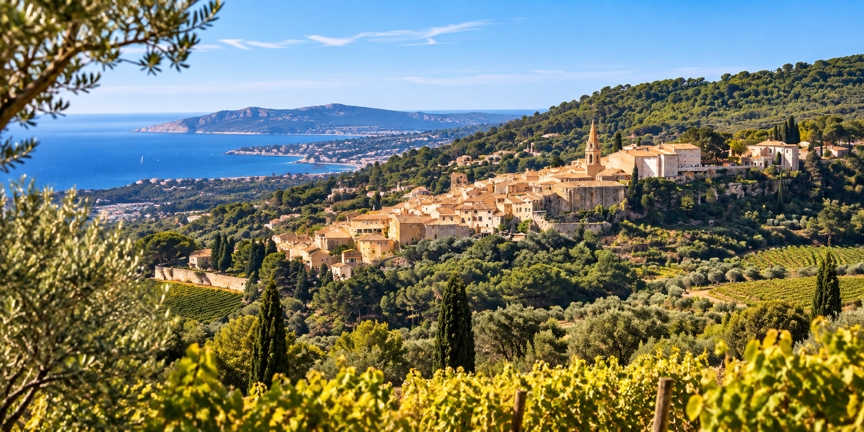Villages et paysages à découvrir autour de Bandol