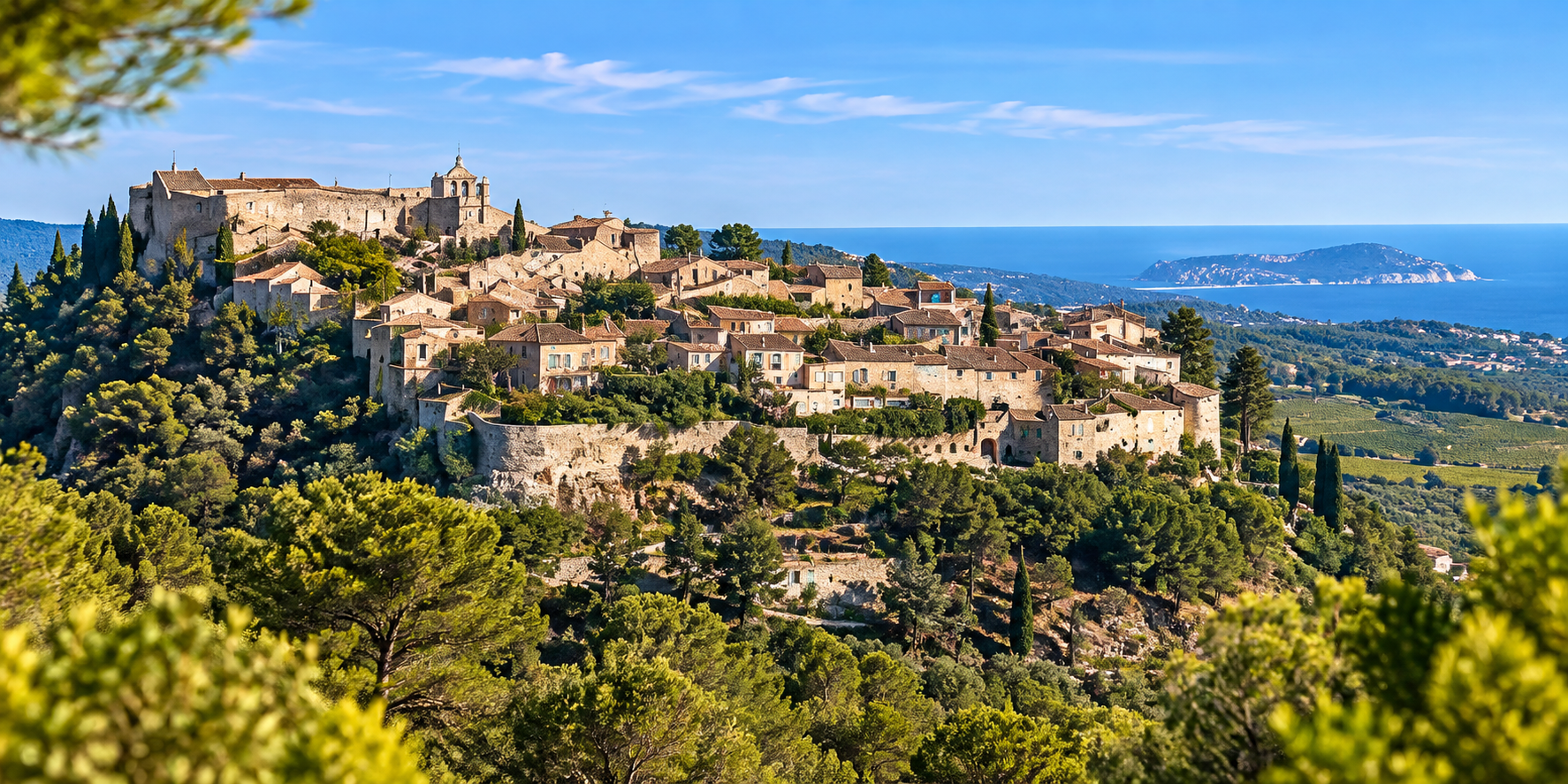 Village médiéval du Castellet près de Bandol