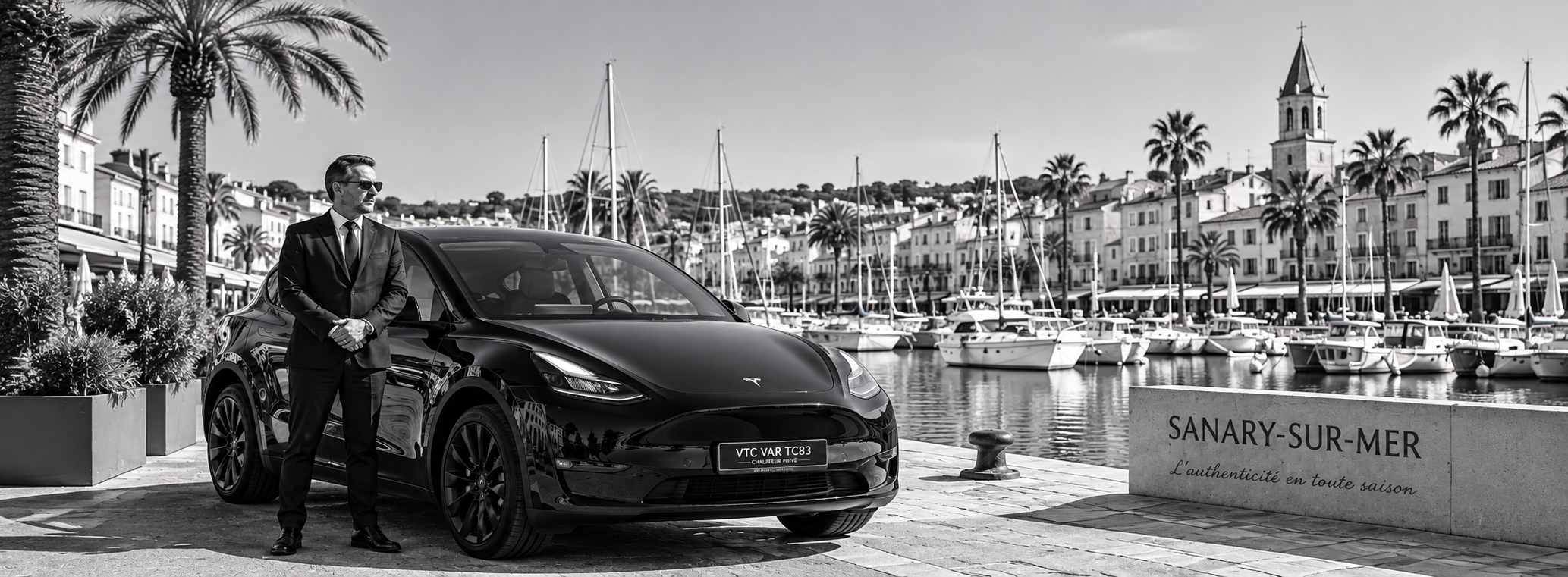 Chauffeur privé pour les déplacements depuis l’Hostellerie La Farandole à Sanary-sur-Mer