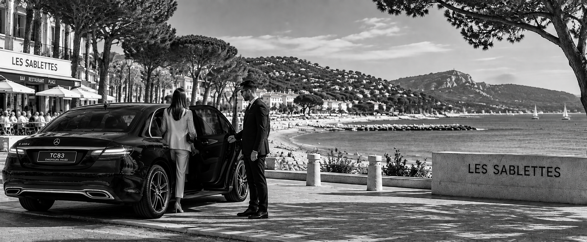 Déplacements avec chauffeur privé pendant un séjour aux Sablettes à La Seyne-sur-Mer