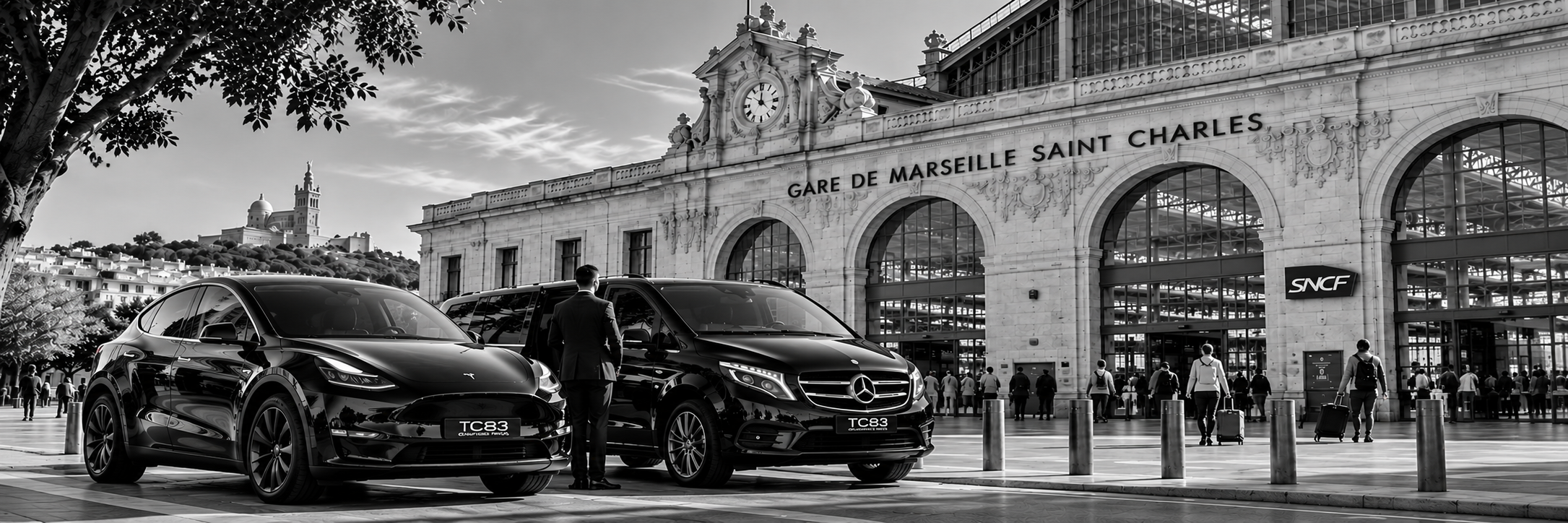 Chauffeur privé à la Gare Marseille Saint-Charles pour un transfert vers La Seyne-sur-Mer