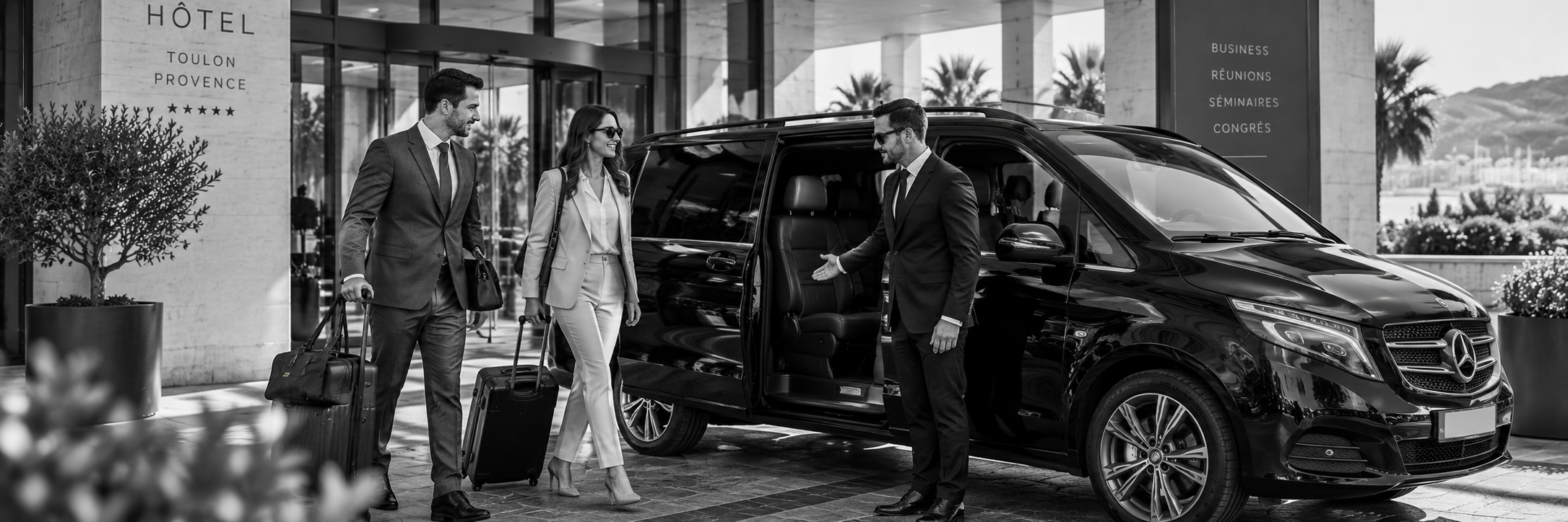 Transport de professionnels avec chauffeur privé dans le Var