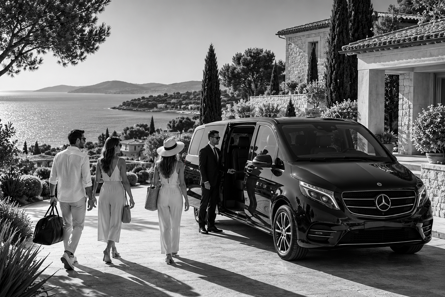 Chauffeur privé avec van premium pour des déplacements dans le Var
