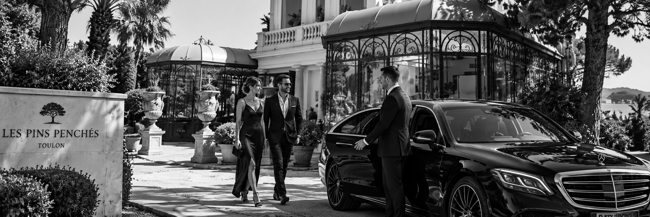 Chauffeur privé pour Les Pins Penchés à Toulon